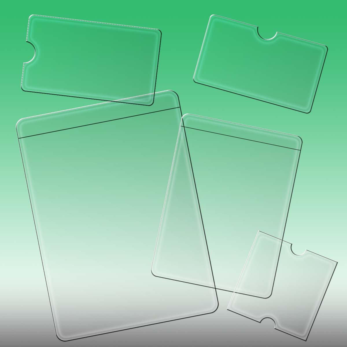 Pochettes transparentes, Pochettes à carte – Transparent, Pochette en  vinyle en Stock - ULINE.ca